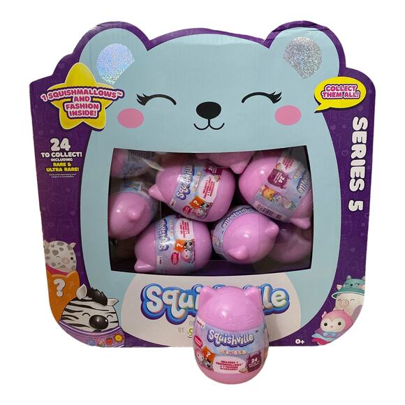 Squishmallows Squishville Series 5 Mystery Mini Plush + Fashion Accessory NEW C - Picture 1 of 4